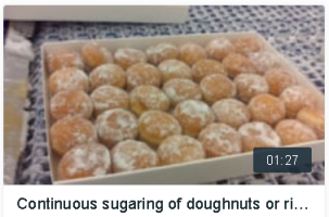 Video Doughnuts sugaring