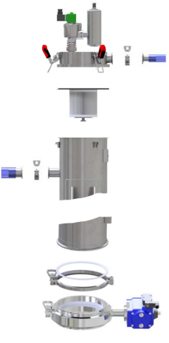 Sugar vacuum conveying