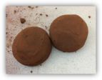 Cocoa powder truffles